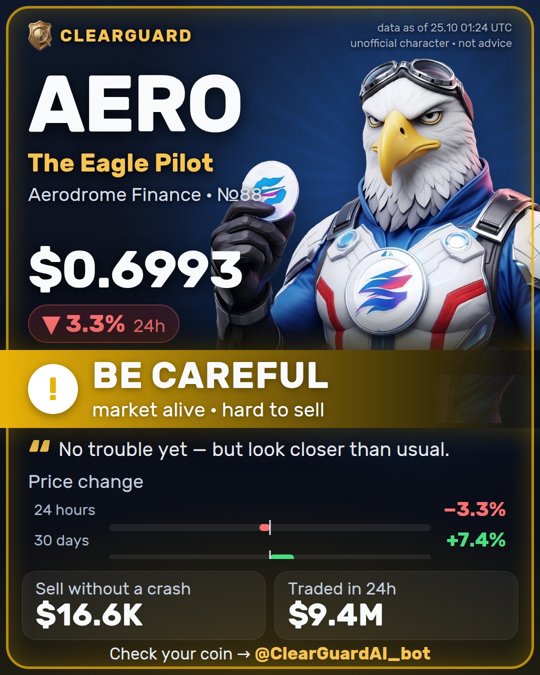 AERO · The Eagle Pilot — HEALTHY