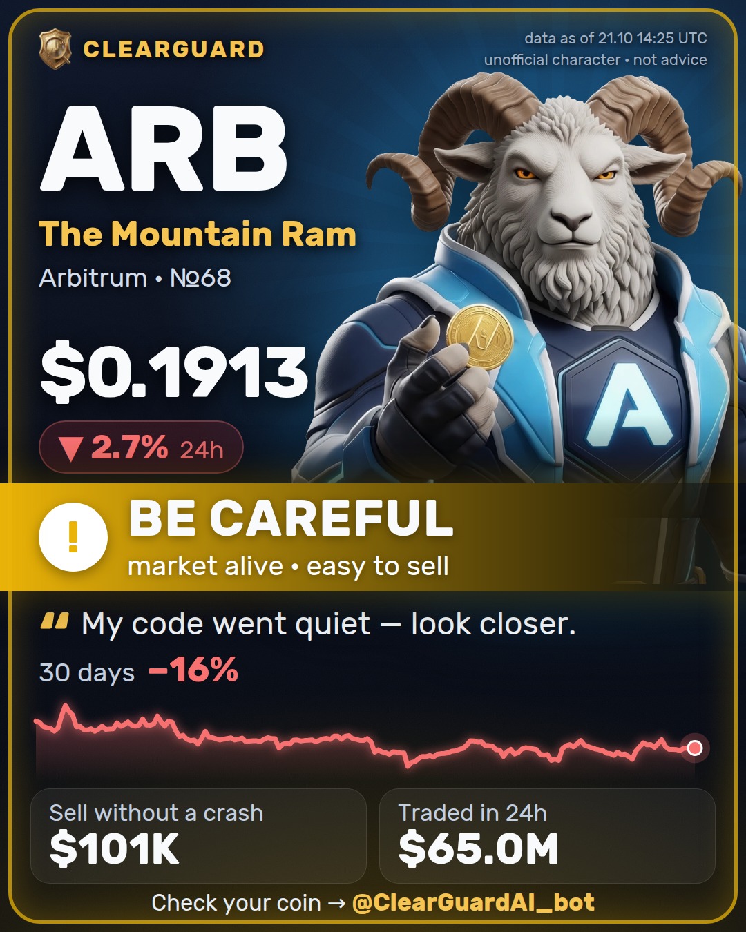 ARB · The Mountain Ram — BE CAREFUL