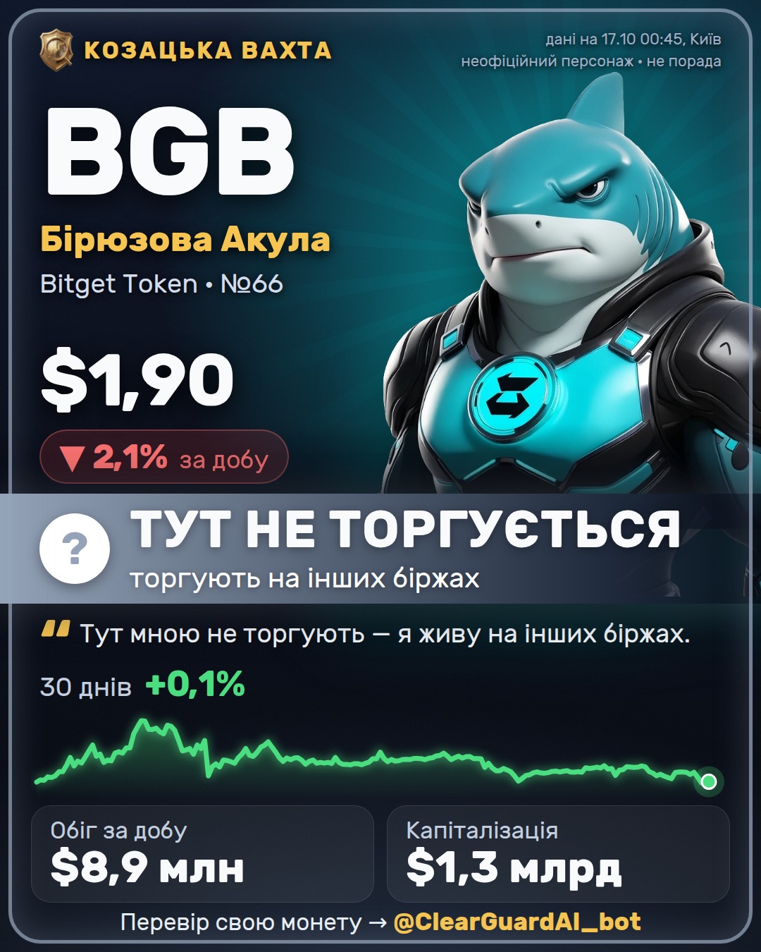 BGB · Бірюзова Акула — ТУТ НЕ ТОРГУЄТЬСЯ