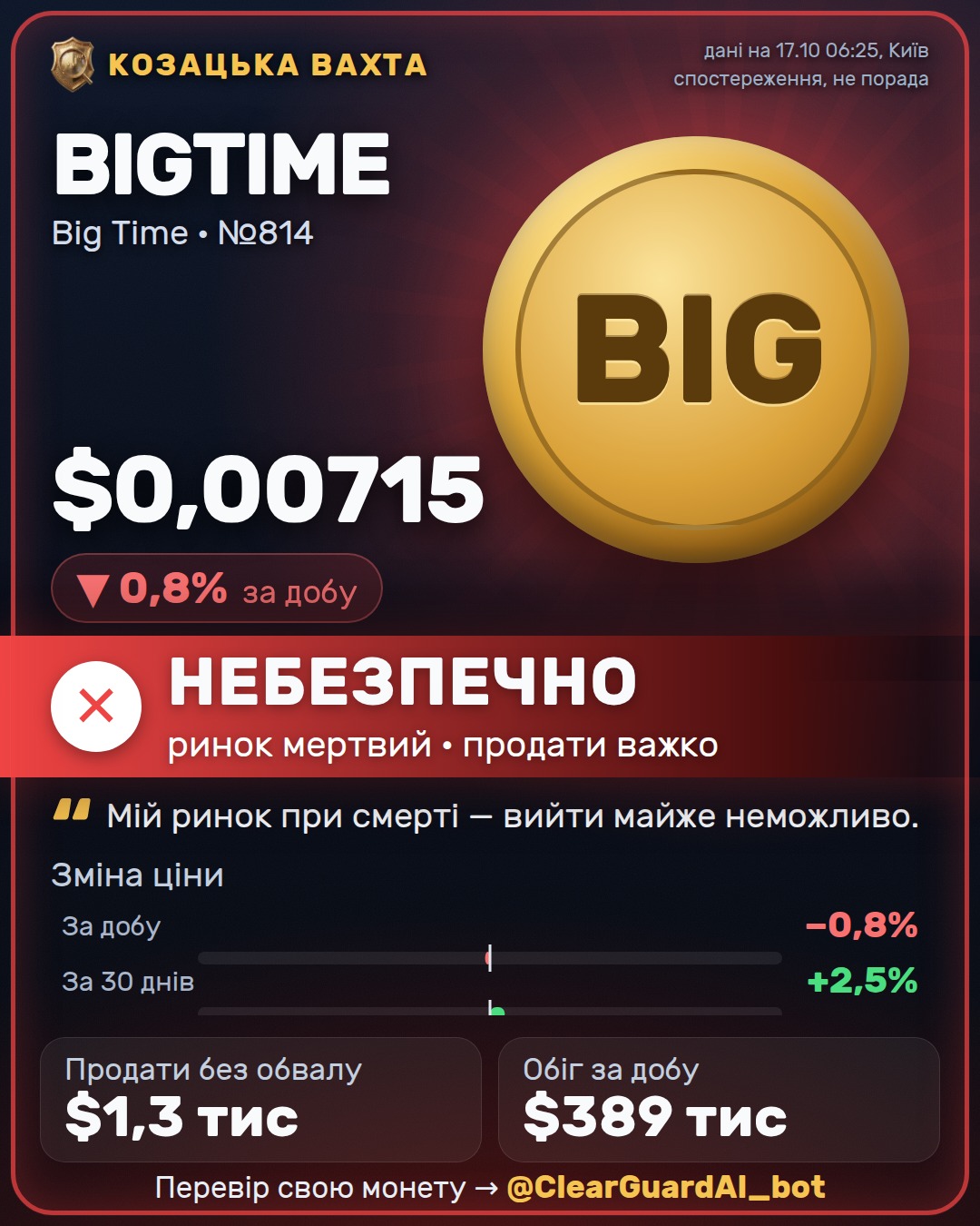 BIGTIME · Big Time — НЕБЕЗПЕЧНО