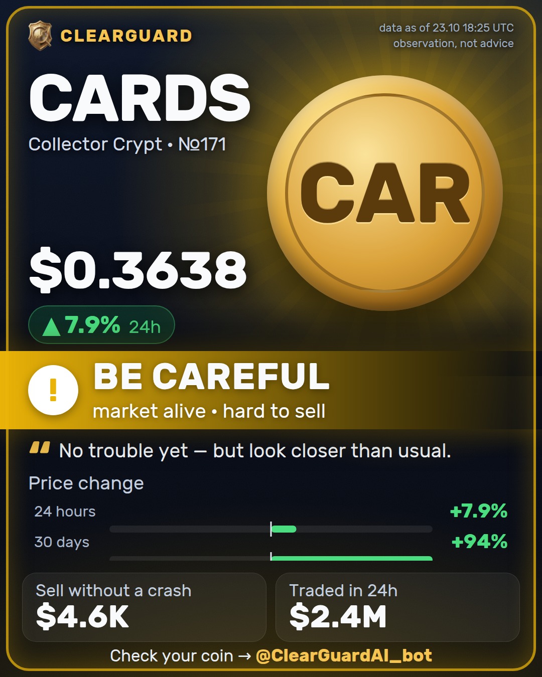 CARDS · Collector Crypt — PUMPED