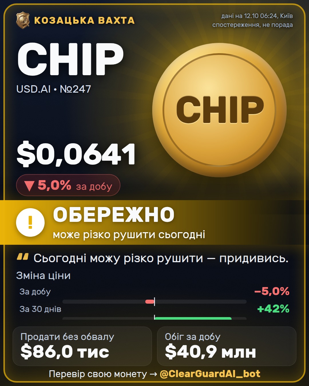 CHIP · USD.AI — ОБЕРЕЖНО