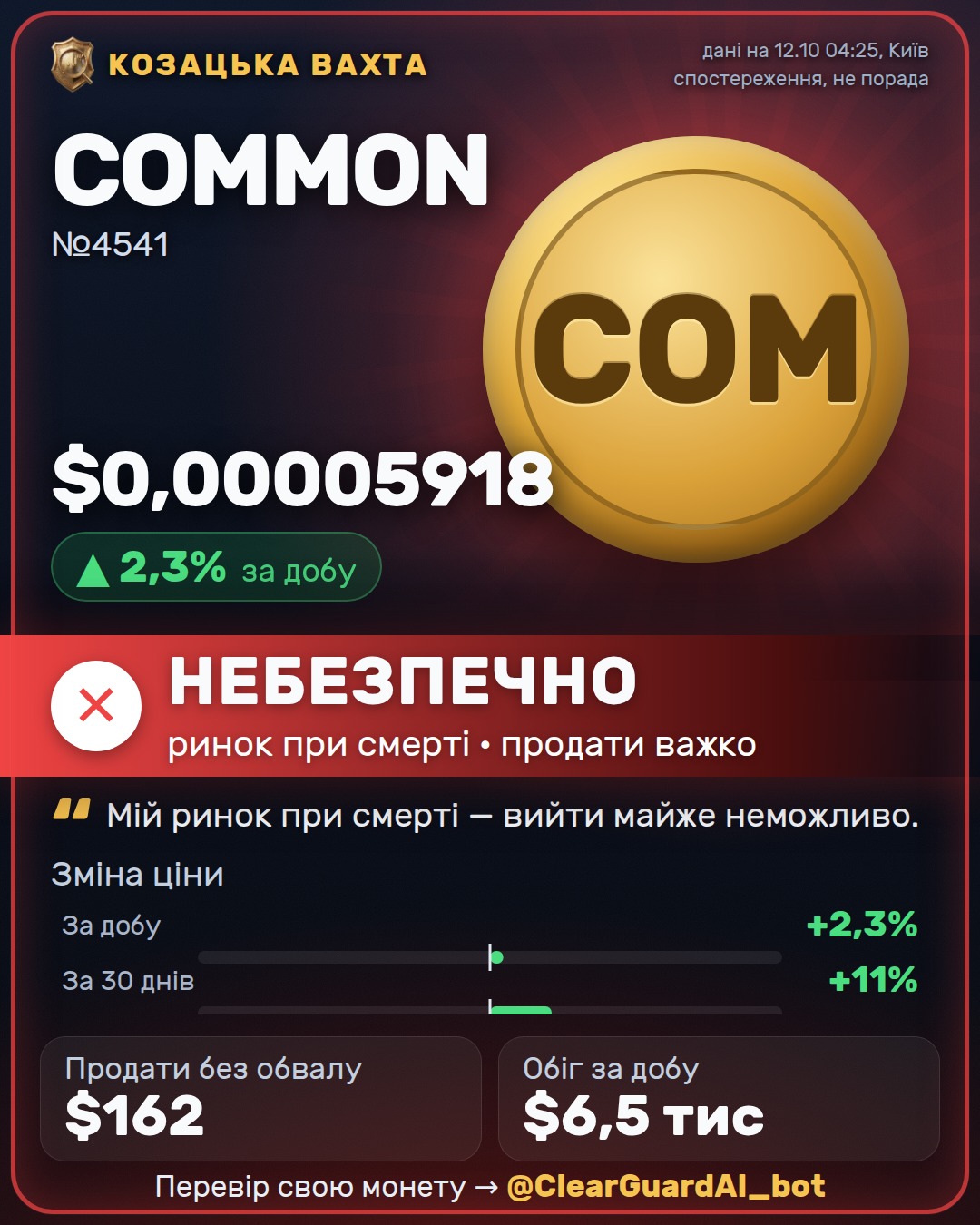 COMMON — НЕБЕЗПЕЧНО