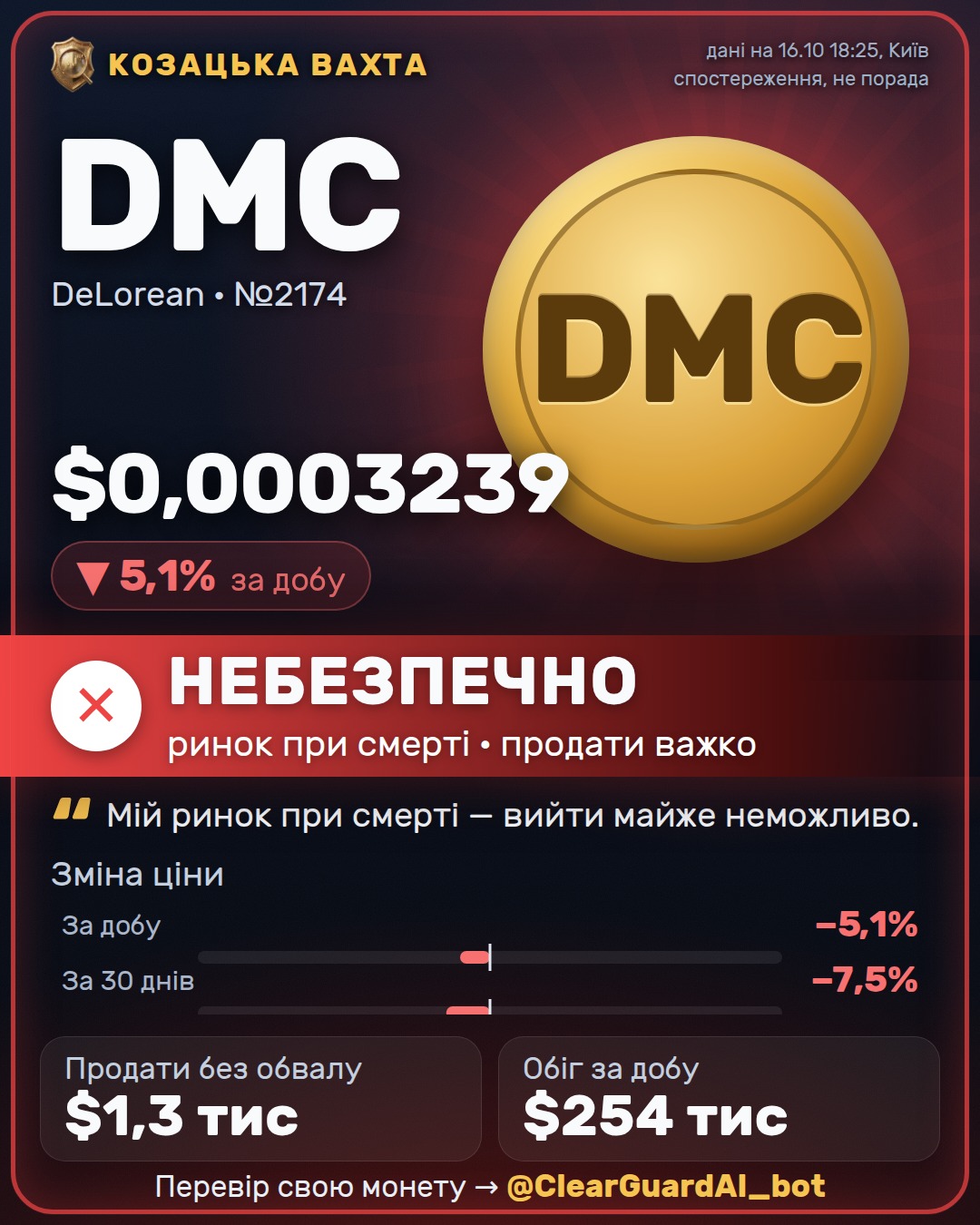 DMC · DeLorean — НЕБЕЗПЕЧНО