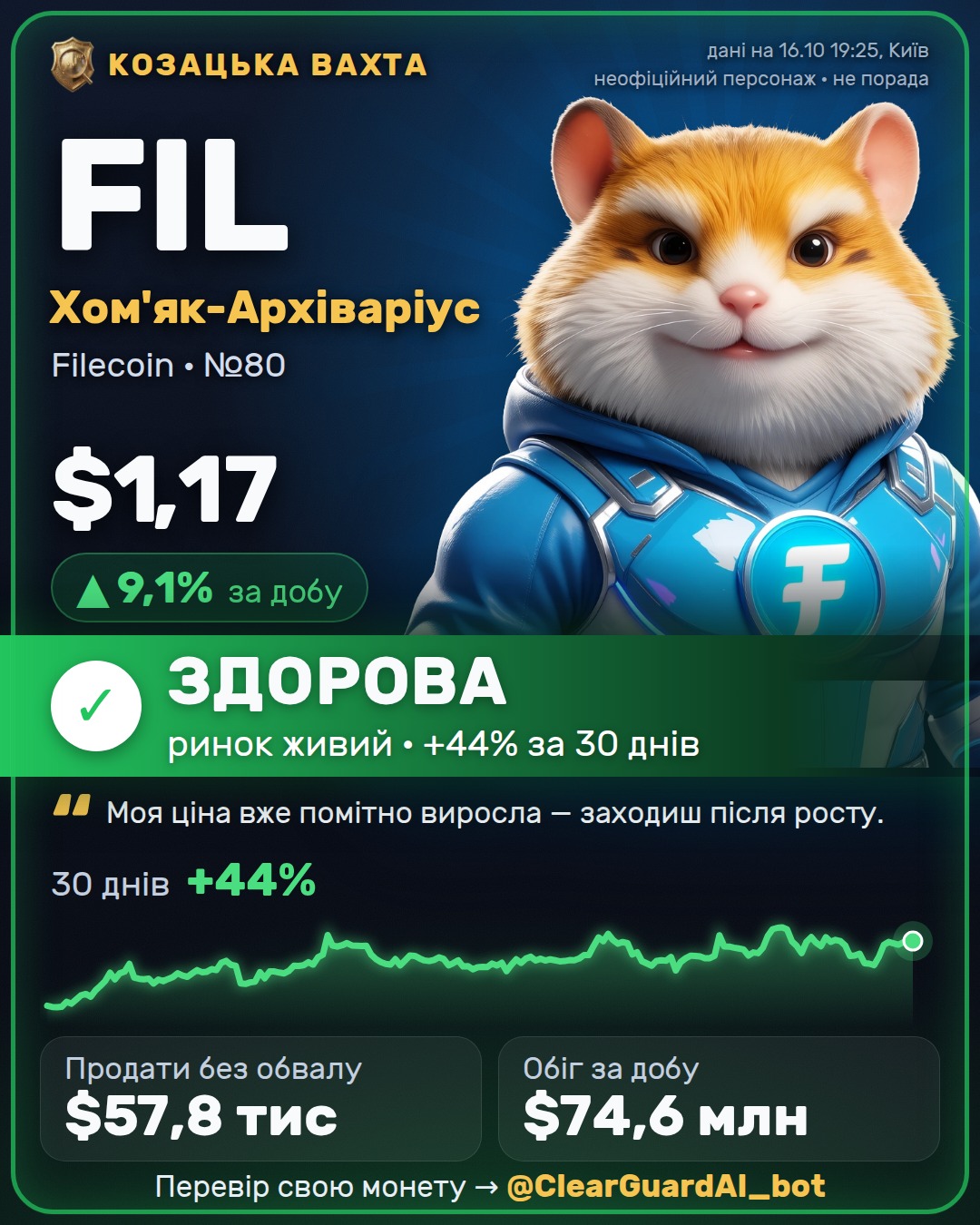 FIL · Хом'як-Архіваріус — ЗДОРОВА