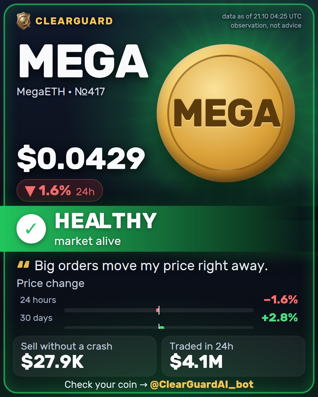MEGA · MegaETH — BE CAREFUL