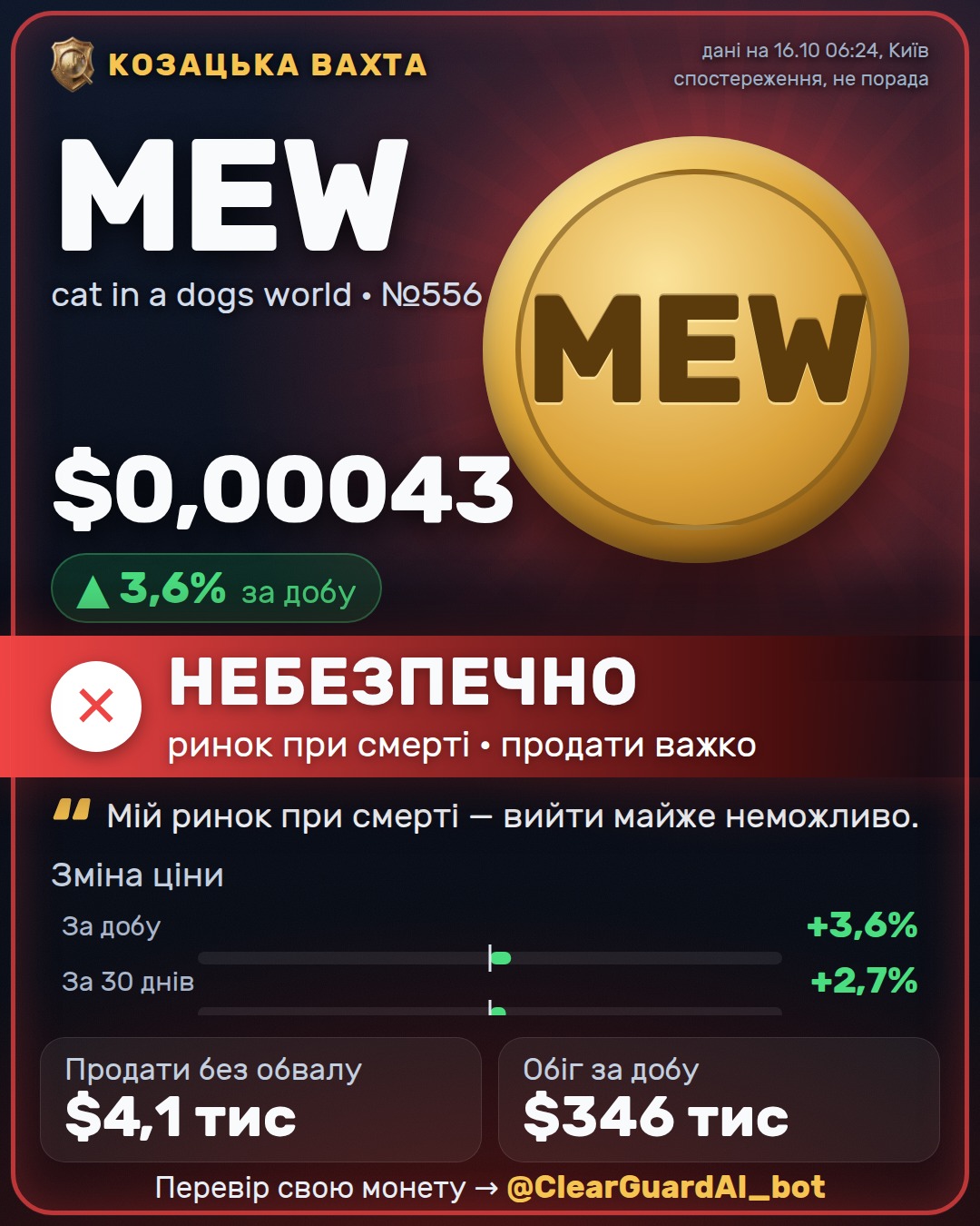 MEW · cat in a dogs world — НЕБЕЗПЕЧНО