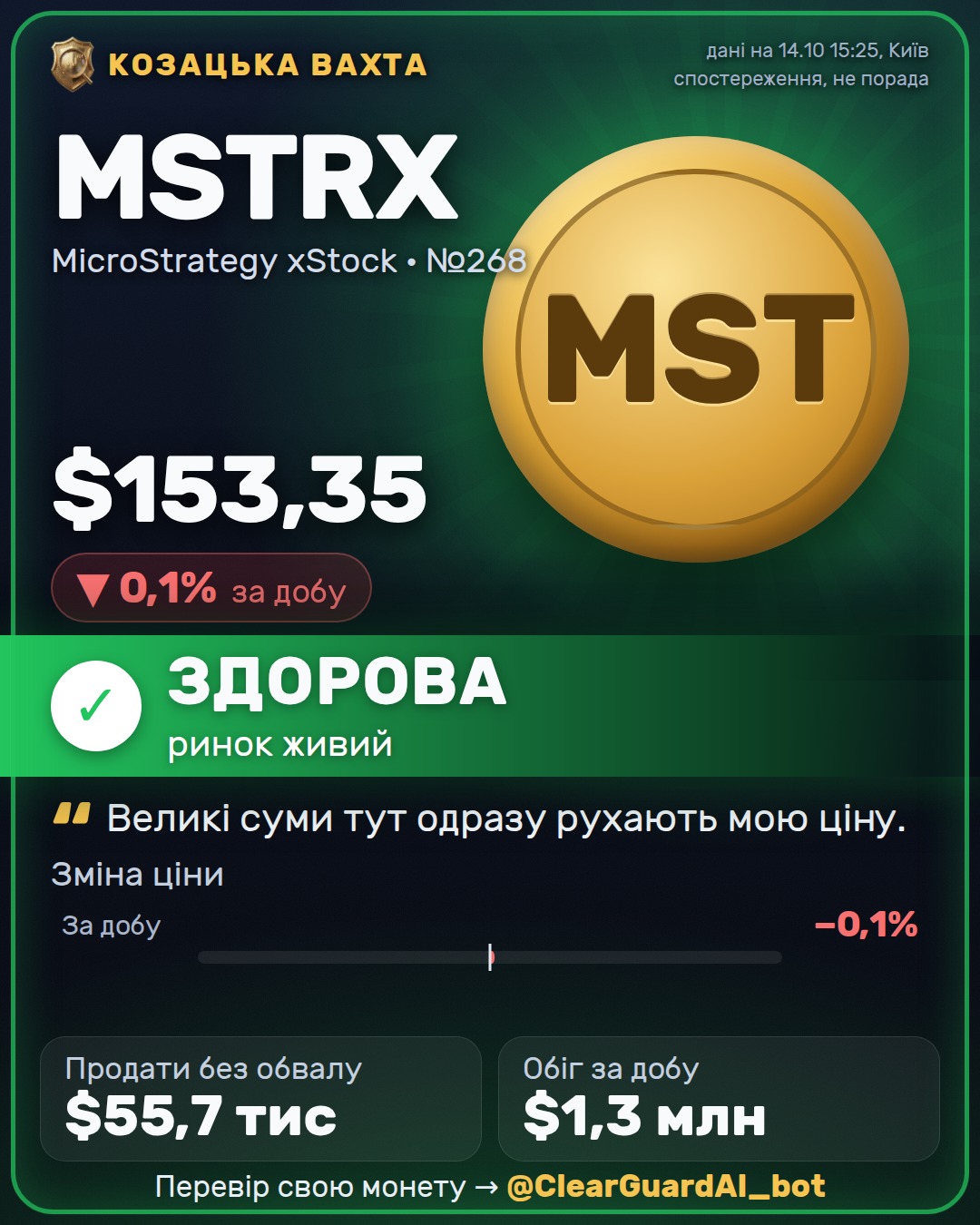MSTRX · MicroStrategy xStock — ЗДОРОВА
