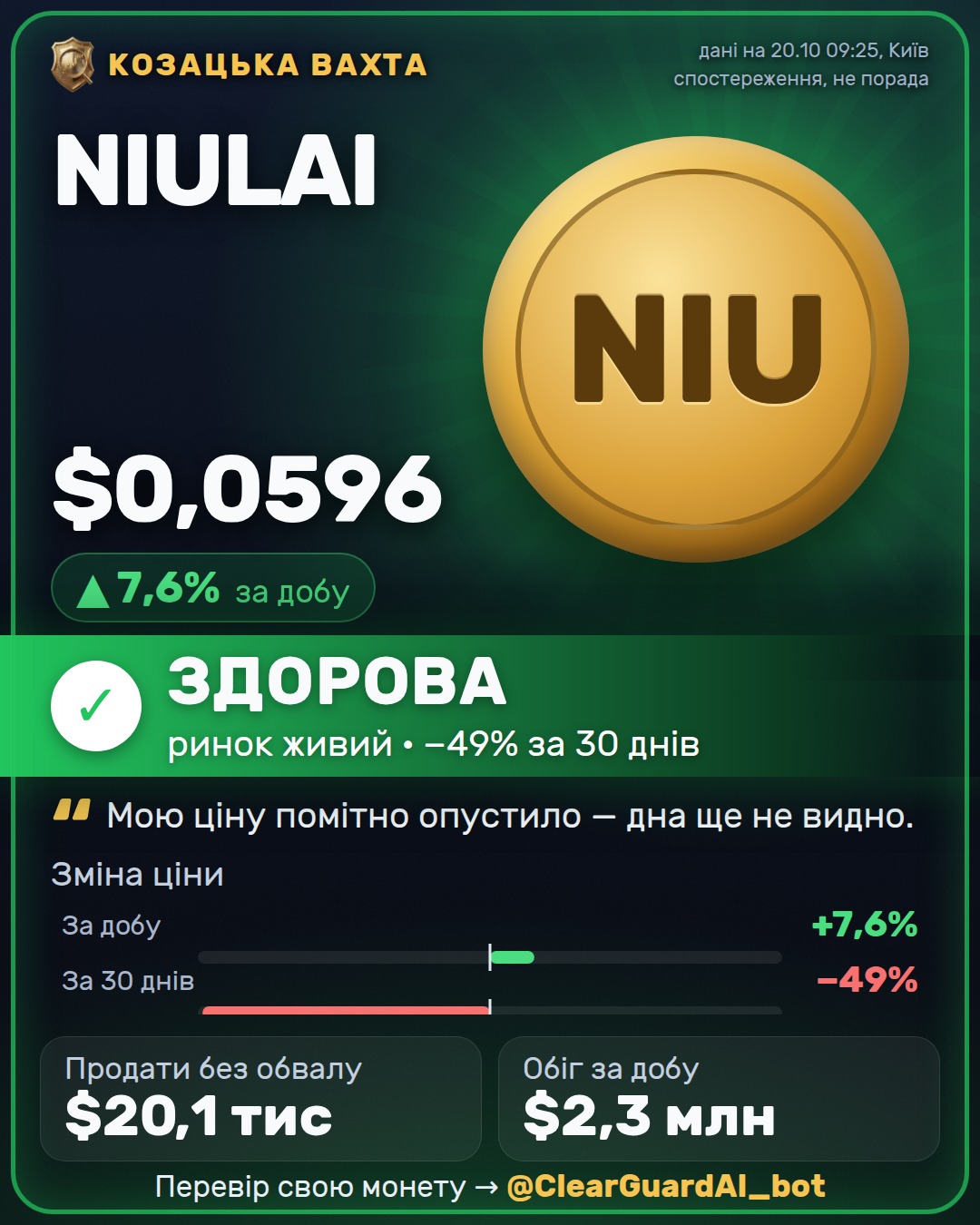 NIULAI · 牛来 — ЗДОРОВА