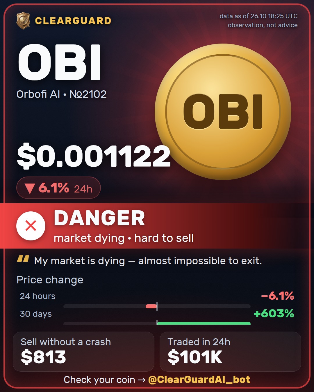 OBI · Orbofi AI — PUMPED