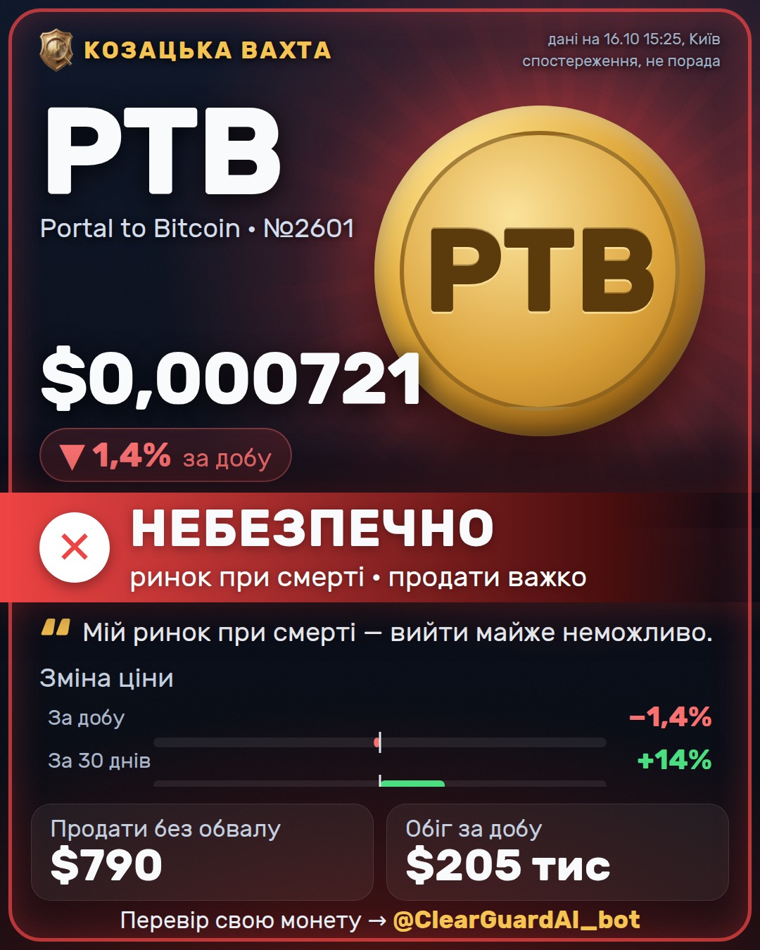 PTB · Portal to Bitcoin — НЕБЕЗПЕЧНО