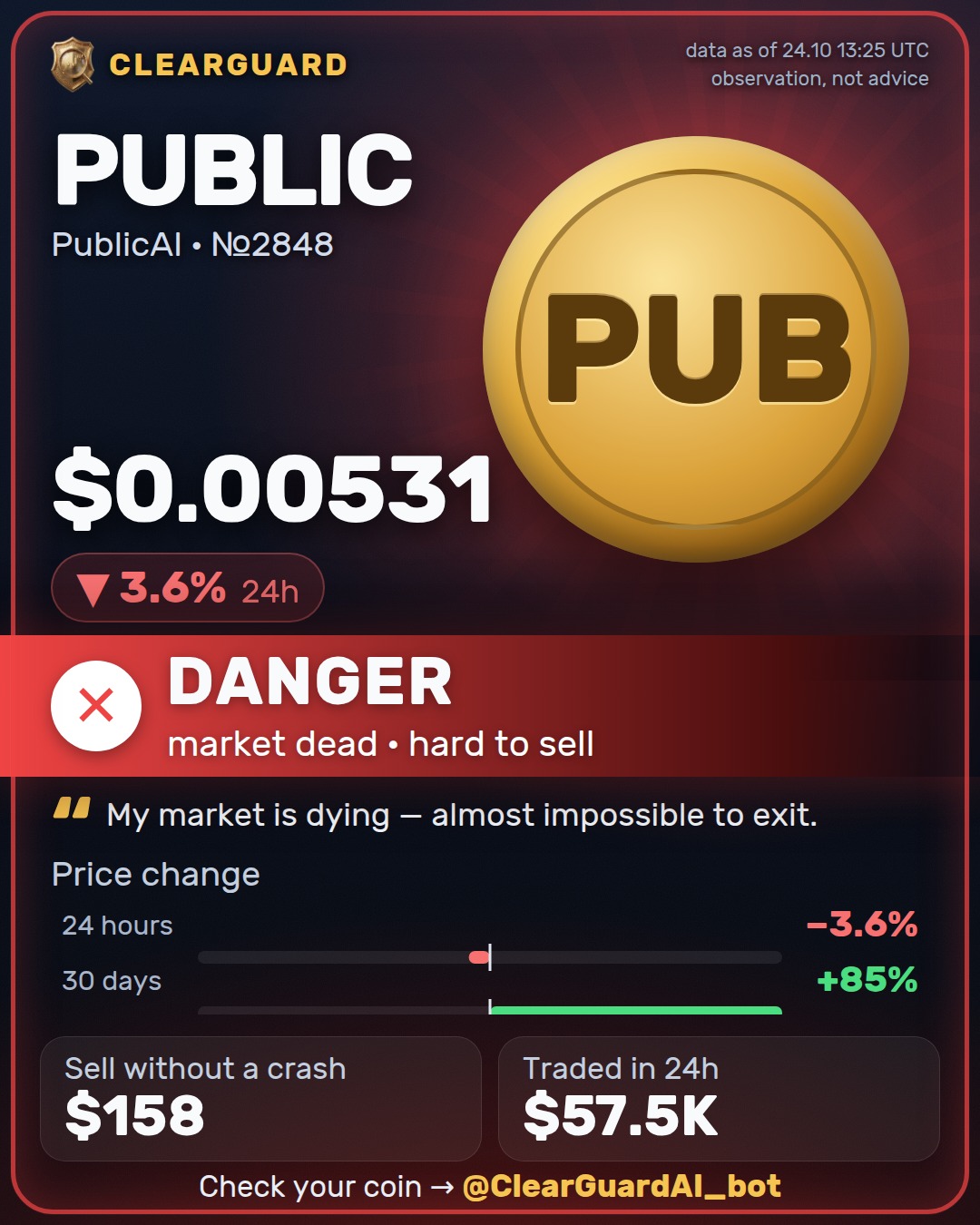 PUBLIC · PublicAI — DANGER