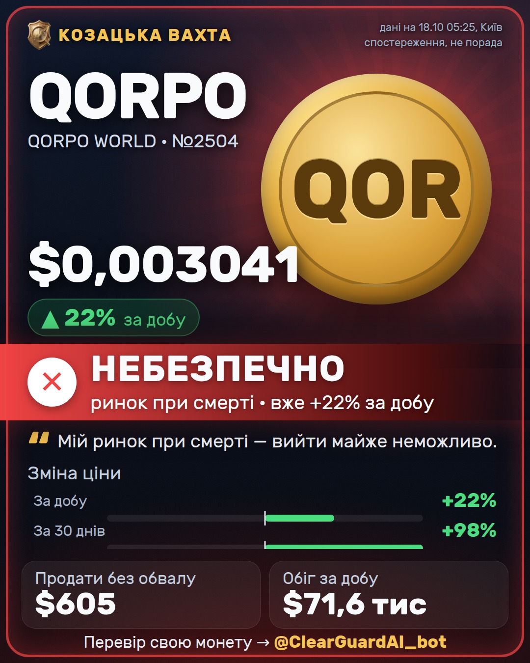 QORPO · QORPO WORLD — НЕБЕЗПЕЧНО