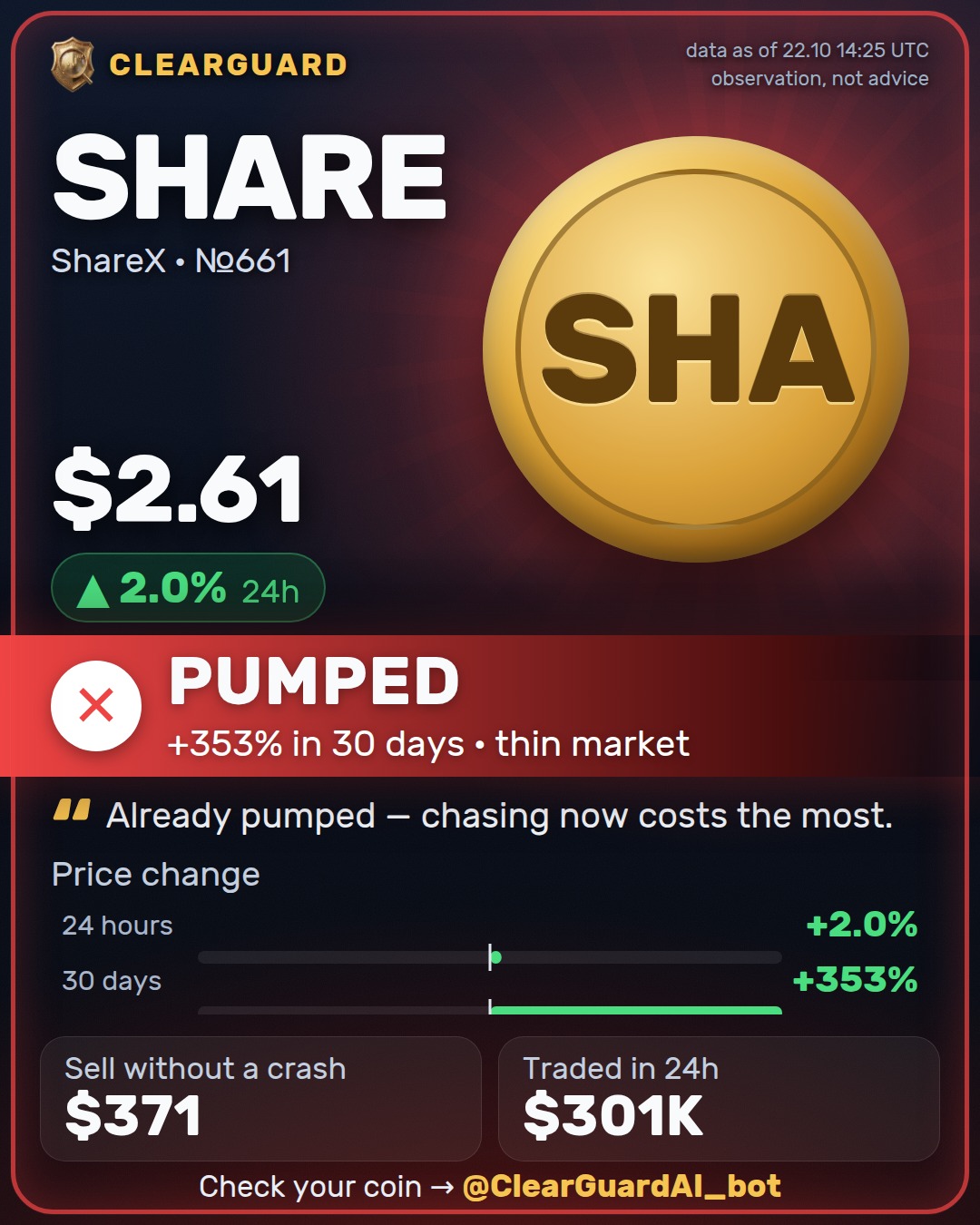 SHARE · ShareX — PUMPED