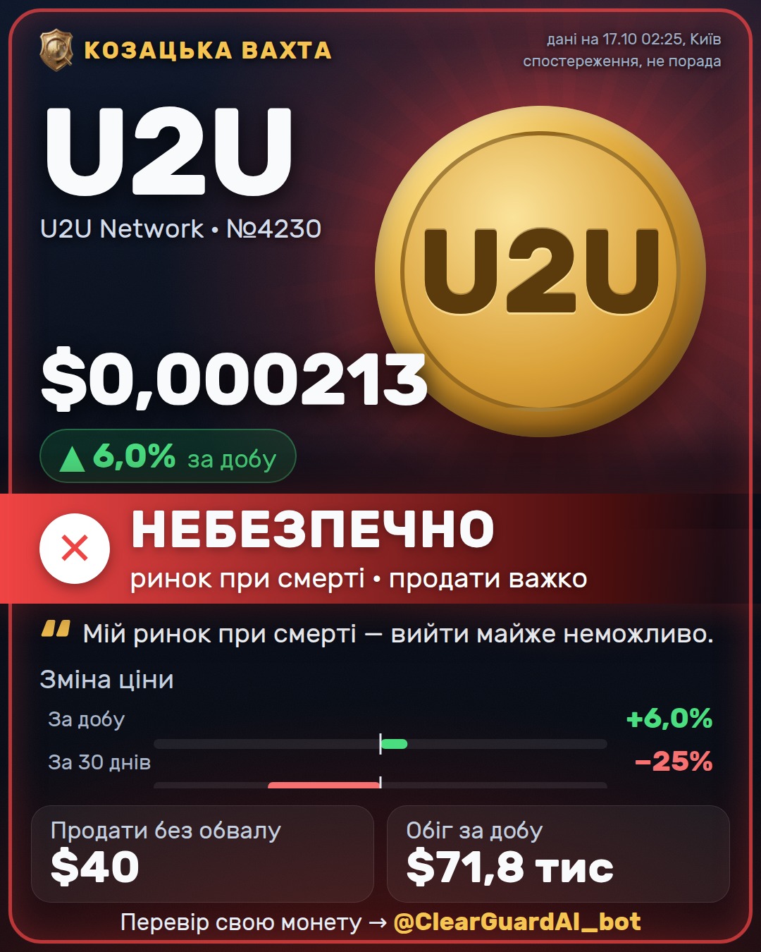U2U · U2U Network — НЕБЕЗПЕЧНО