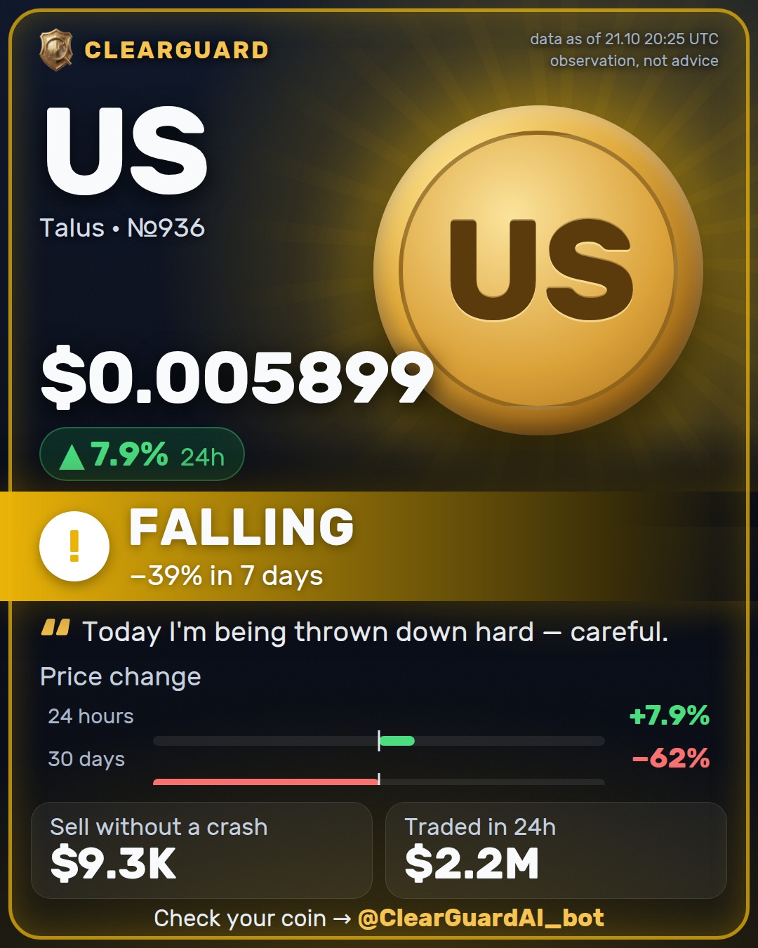 US · Talus Network — PUMPED