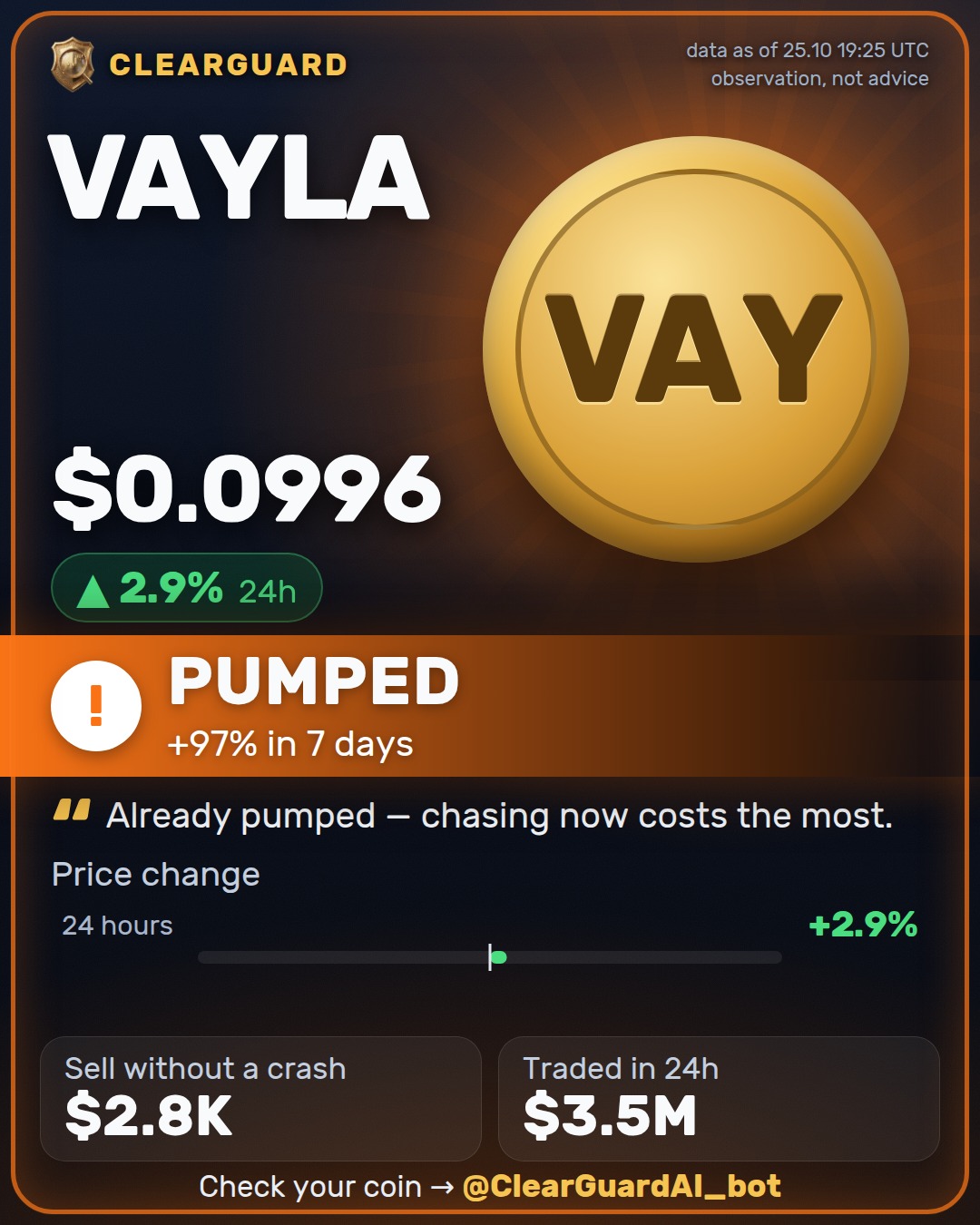 VAYLA — PUMPED